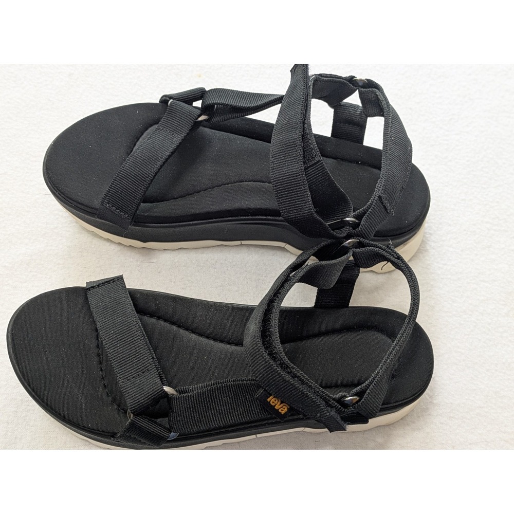 Teva Sandals Womens 7 Black Jadito Universal Platform Foam Beach Hiking - Picture 2 of 10